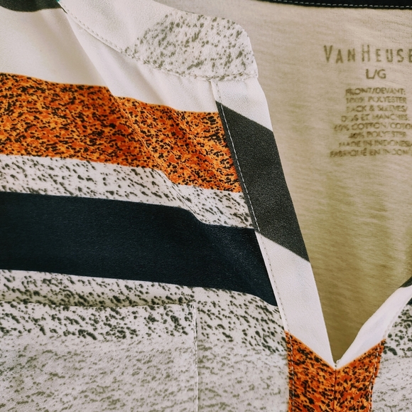 VAN HEUSEN LARGE PULLOVER V-NECK - Picture 3 of 7